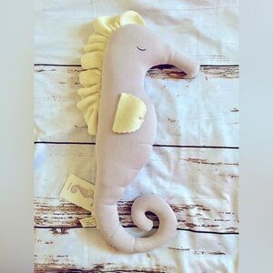 NWT Meri Meri organic Bianca the seahorse toy